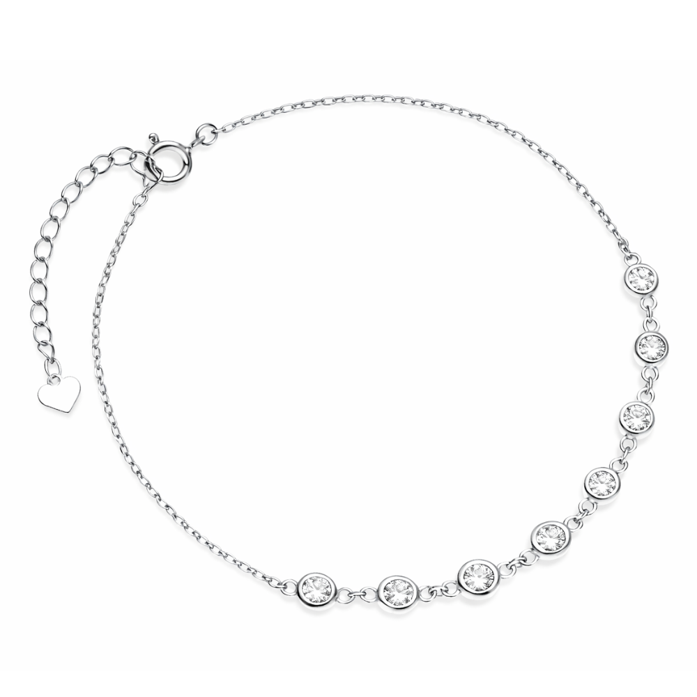 Сребърна гривна „Фин блясък"